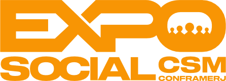 Logomarca EXPOSOCIAL Laranja Para o Site