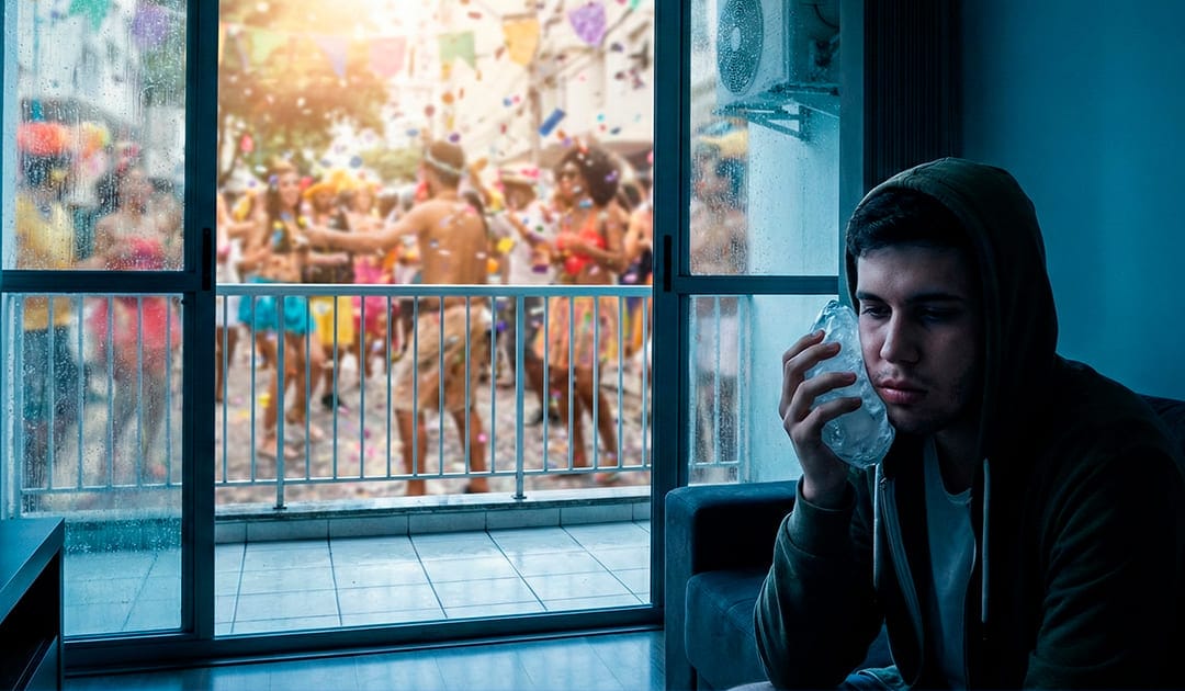 Carnaval sem dor: Vai Viajar no Carnaval_ O dente não tira férias (e a dor de dente não tem hora) Banner Exponews 1